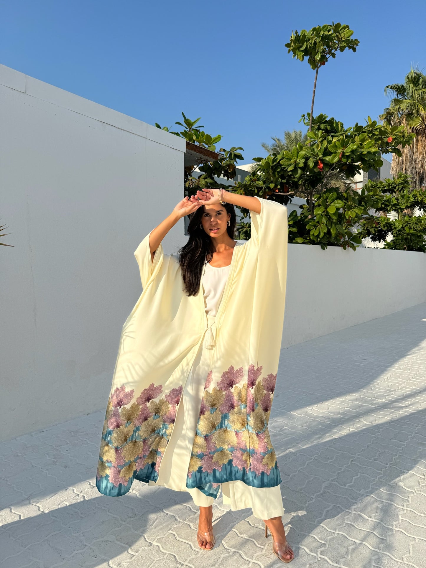 SILK TUNIC - CREAM