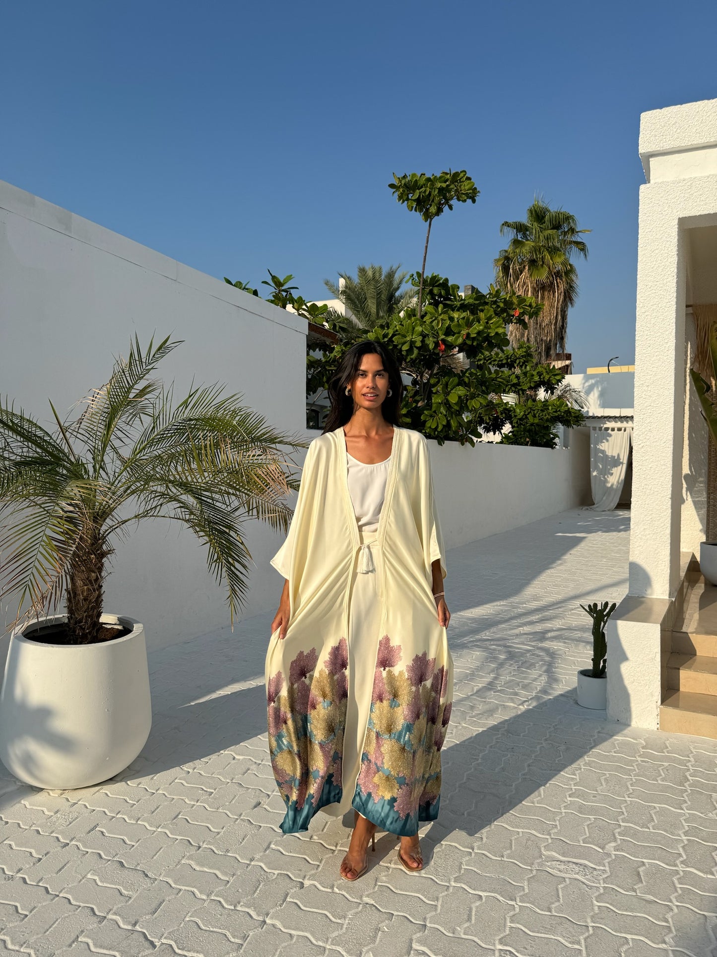 SILK TUNIC - CREAM