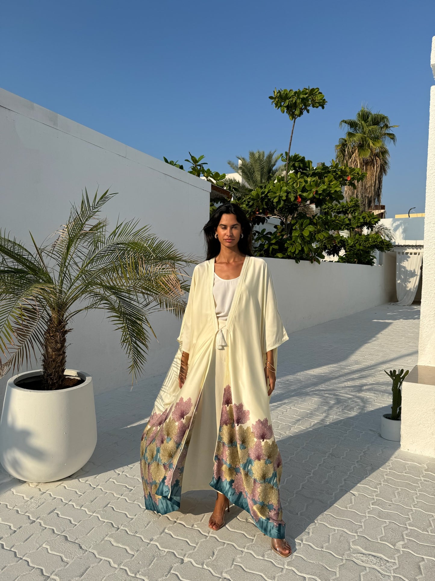 SILK TUNIC - CREAM
