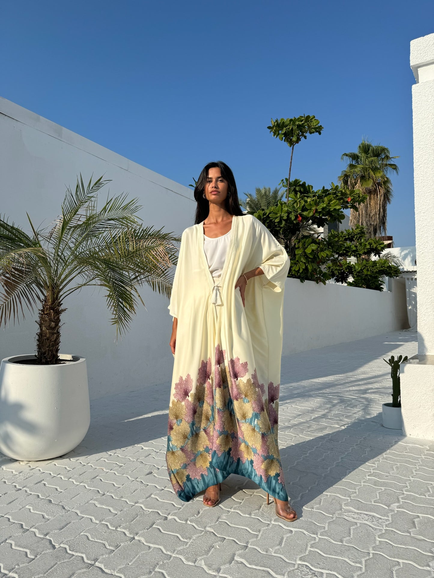 SILK TUNIC - CREAM