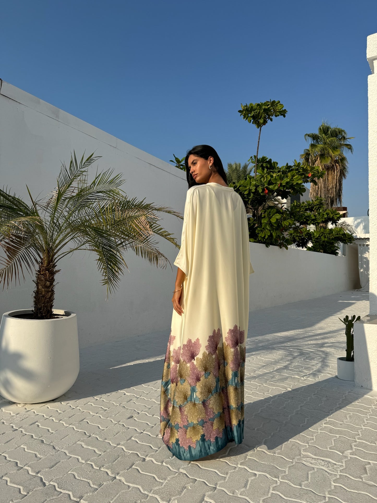 SILK TUNIC - CREAM
