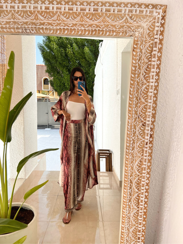 OLGA SET SNAKE ROSE