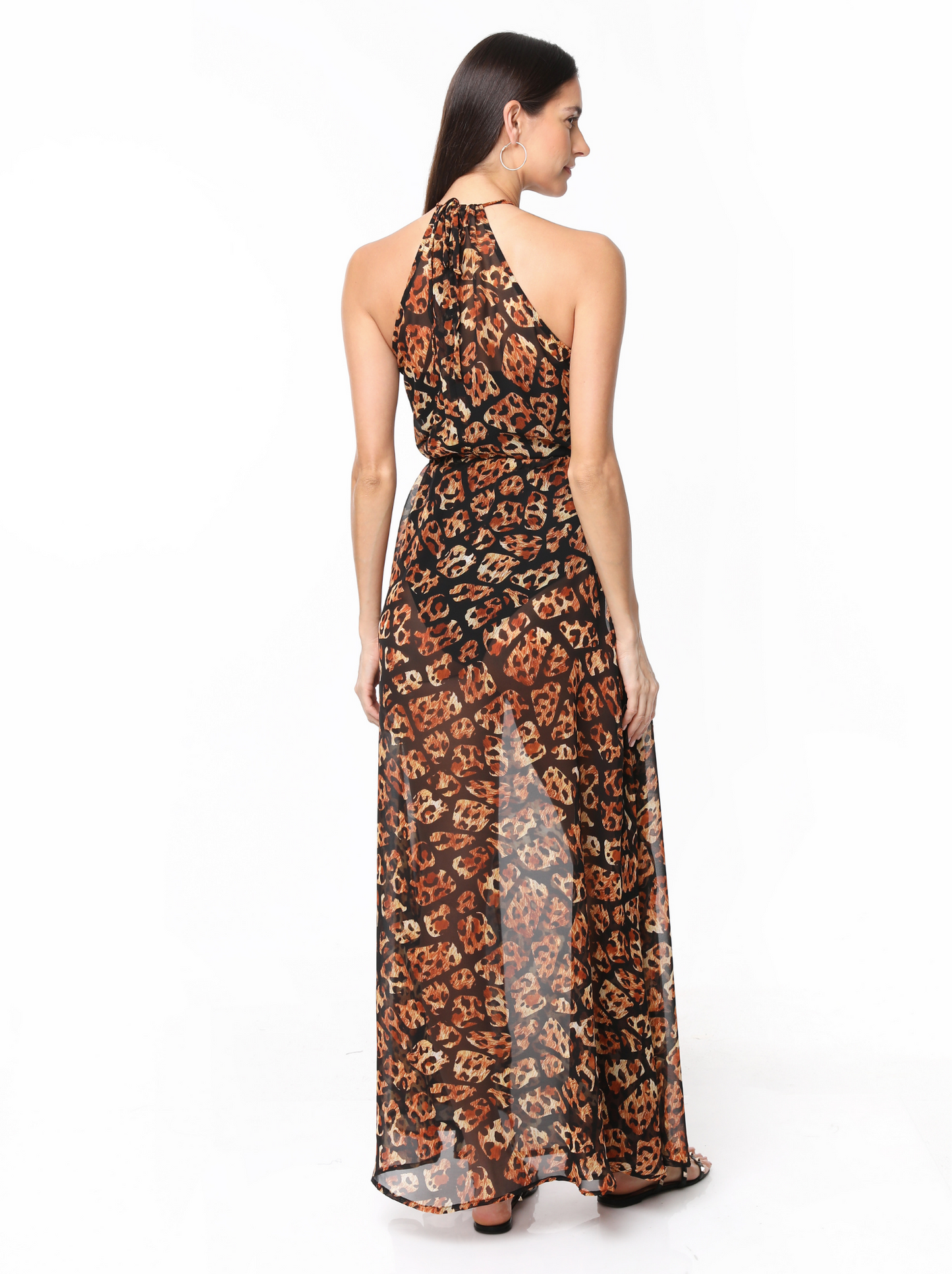 ALBA DRESS CHIFFON BLACK