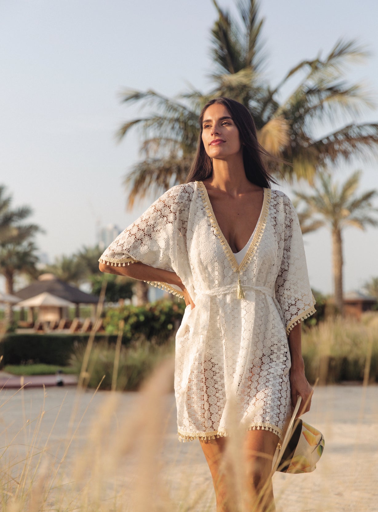 ZOE BOHO WHITE LACE