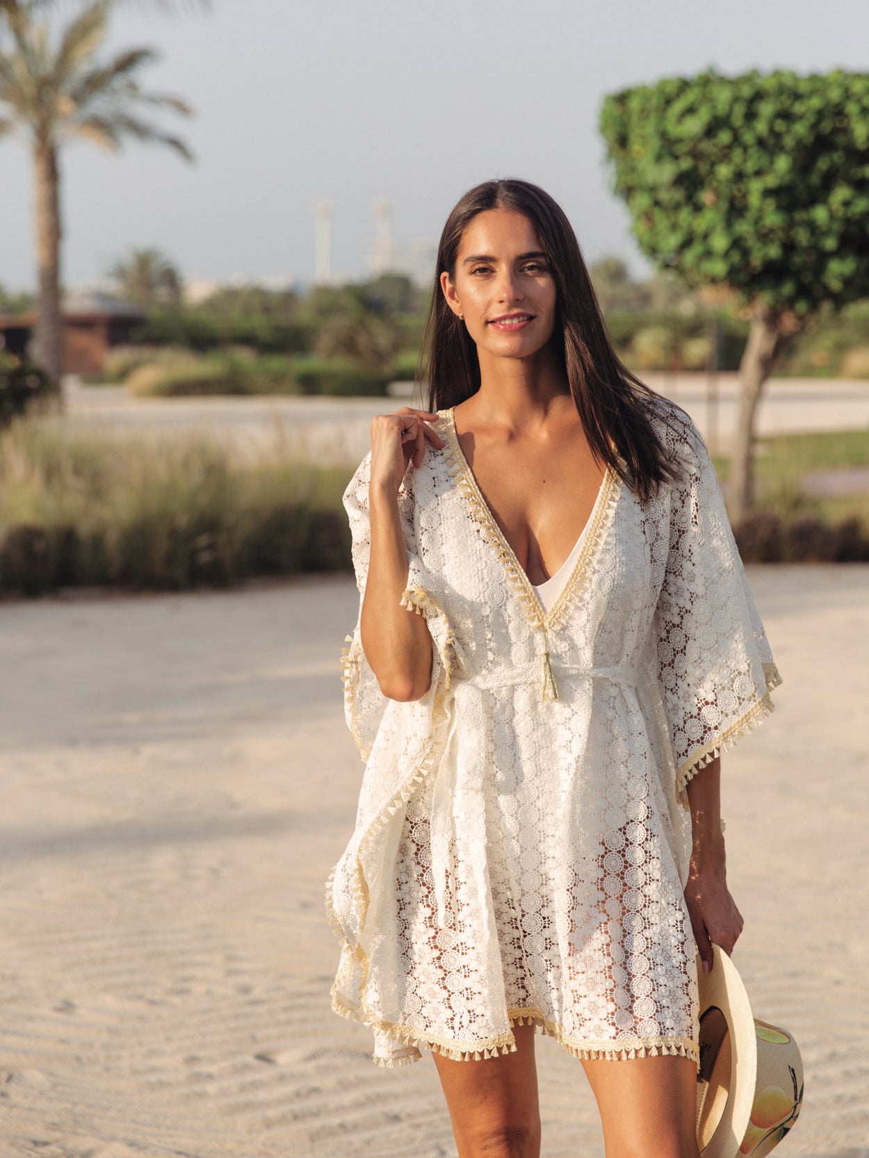 ZOE BOHO WHITE LACE