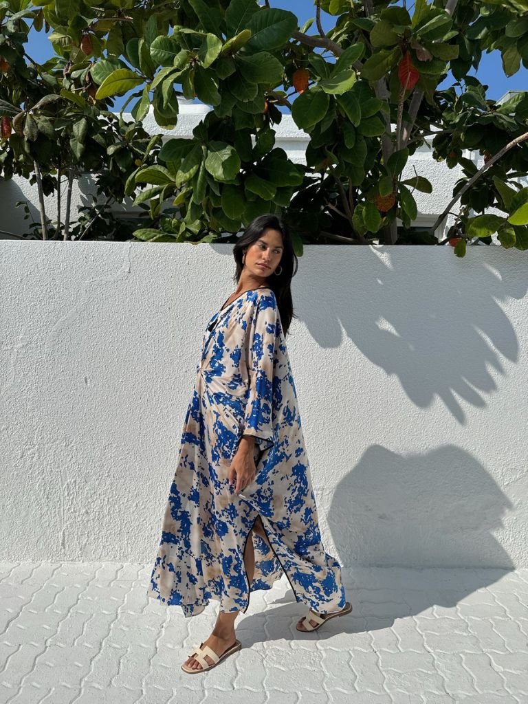 HANNAH KAFTAN BLUE