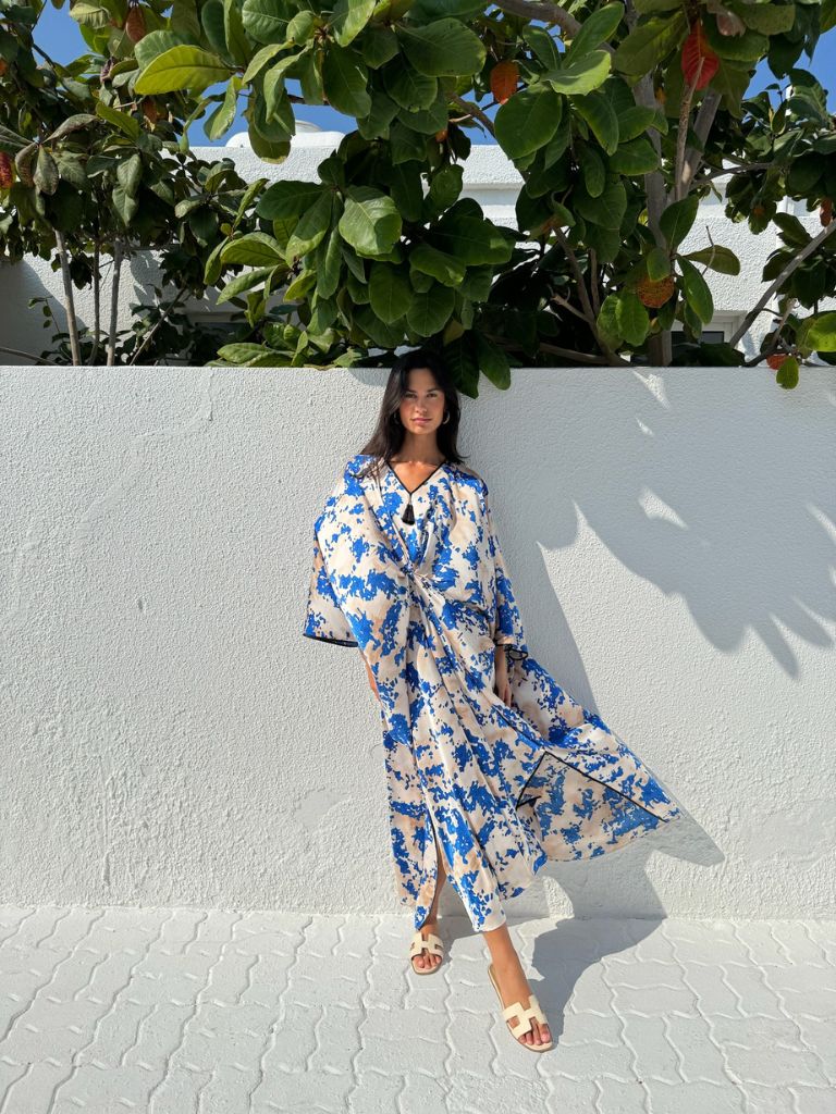 HANNAH KAFTAN BLUE