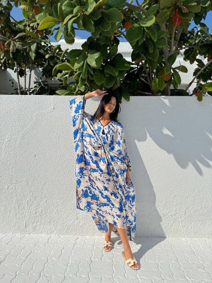 HANNAH KAFTAN BLUE