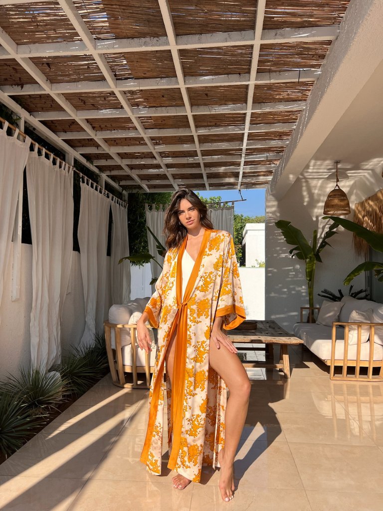 SARA KIMONO YELLOW