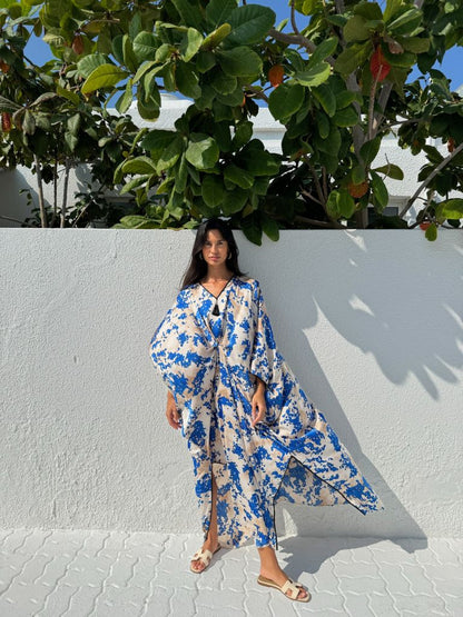 HANNAH KAFTAN BLUE