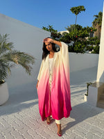 SILK TUNIC OMBREE PINK