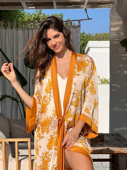 SARA KIMONO YELLOW