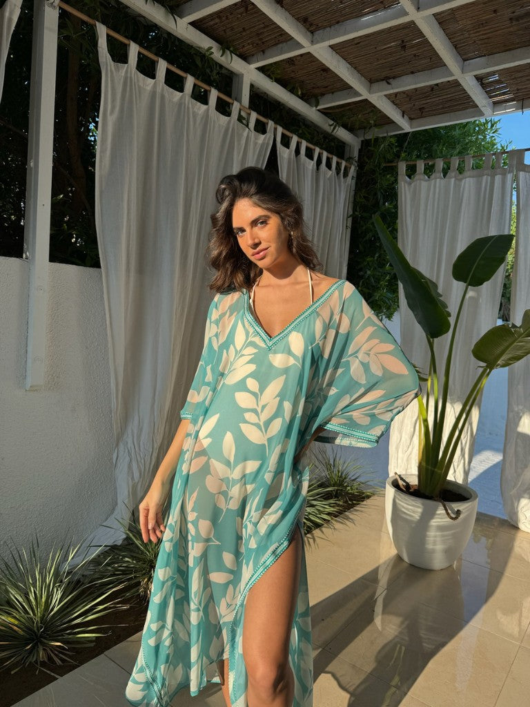 BELLA FLORAL BEACH GREEN