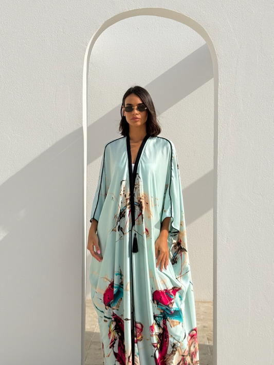 FLAIR SILK TUNIC GREEN