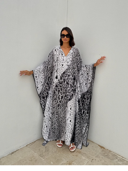 LEAH CLASSIC KAFTAN GREY