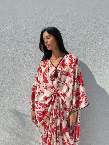 HANNAH KAFTAN RED