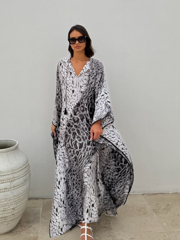 LEAH CLASSIC KAFTAN GREY