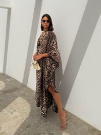 CLASSIC KAFTAN - LEOPARD PRINT