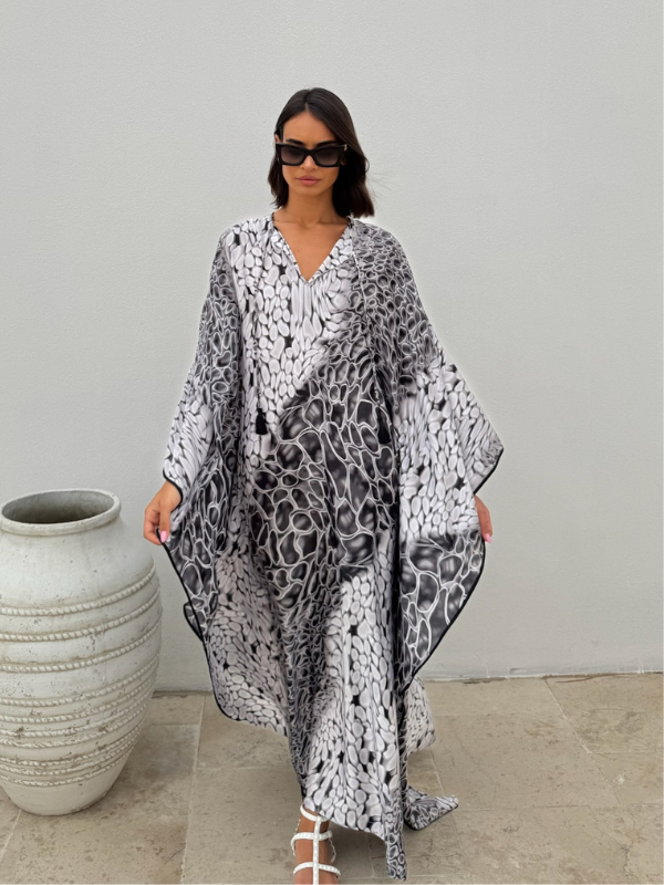 LEAH CLASSIC KAFTAN GREY