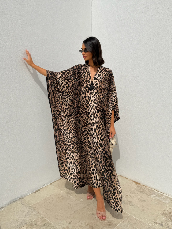 CLASSIC KAFTAN - LEOPARD PRINT