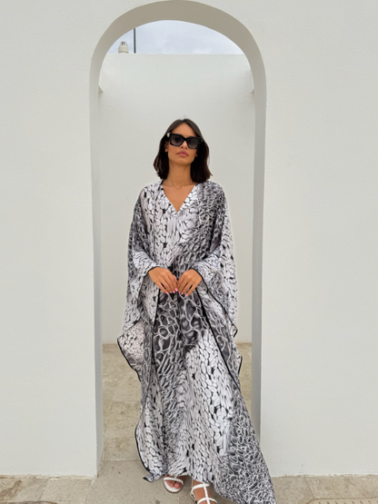 LEAH CLASSIC KAFTAN GREY