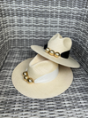 Koko Hat white ribbon