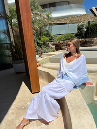 JULIETTE SET white with baby blue