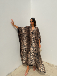 CLASSIC KAFTAN - LEOPARD PRINT