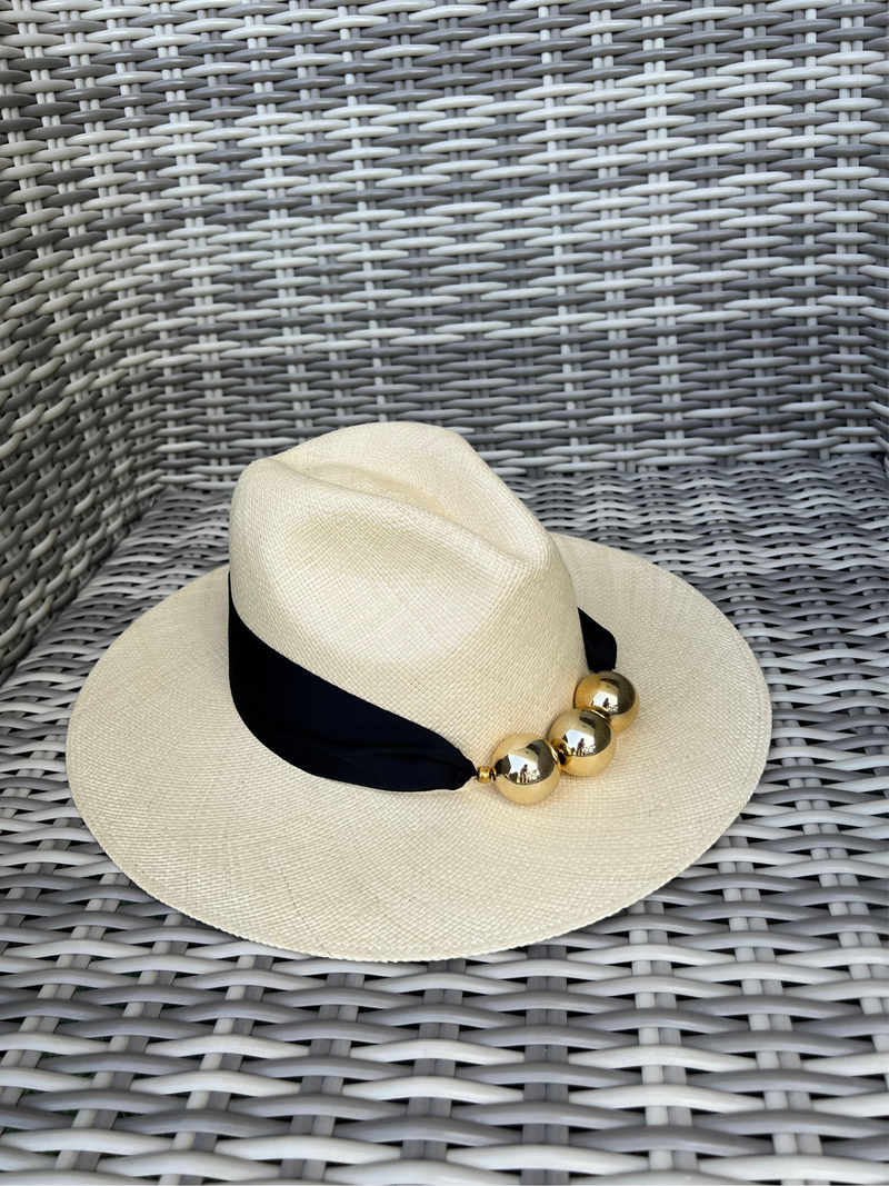 Koko Hat black ribbon