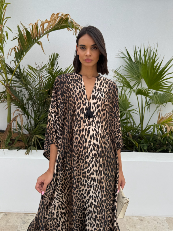 CLASSIC KAFTAN - LEOPARD PRINT