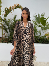 CLASSIC KAFTAN - LEOPARD PRINT