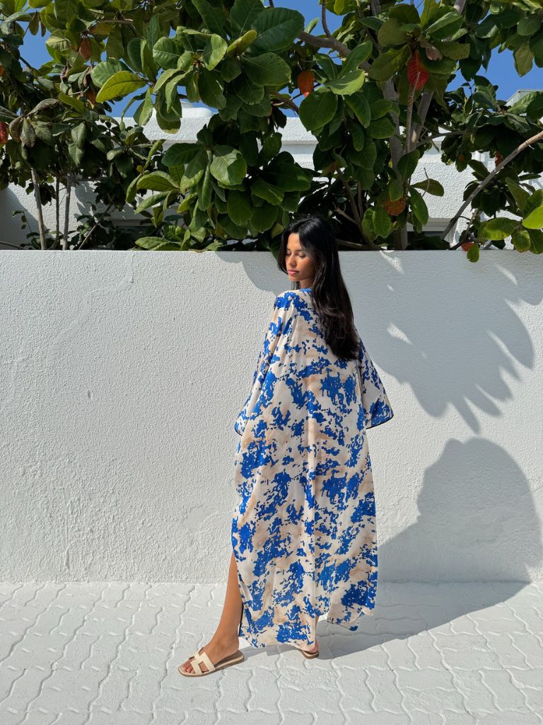 HANNAH KAFTAN BLUE