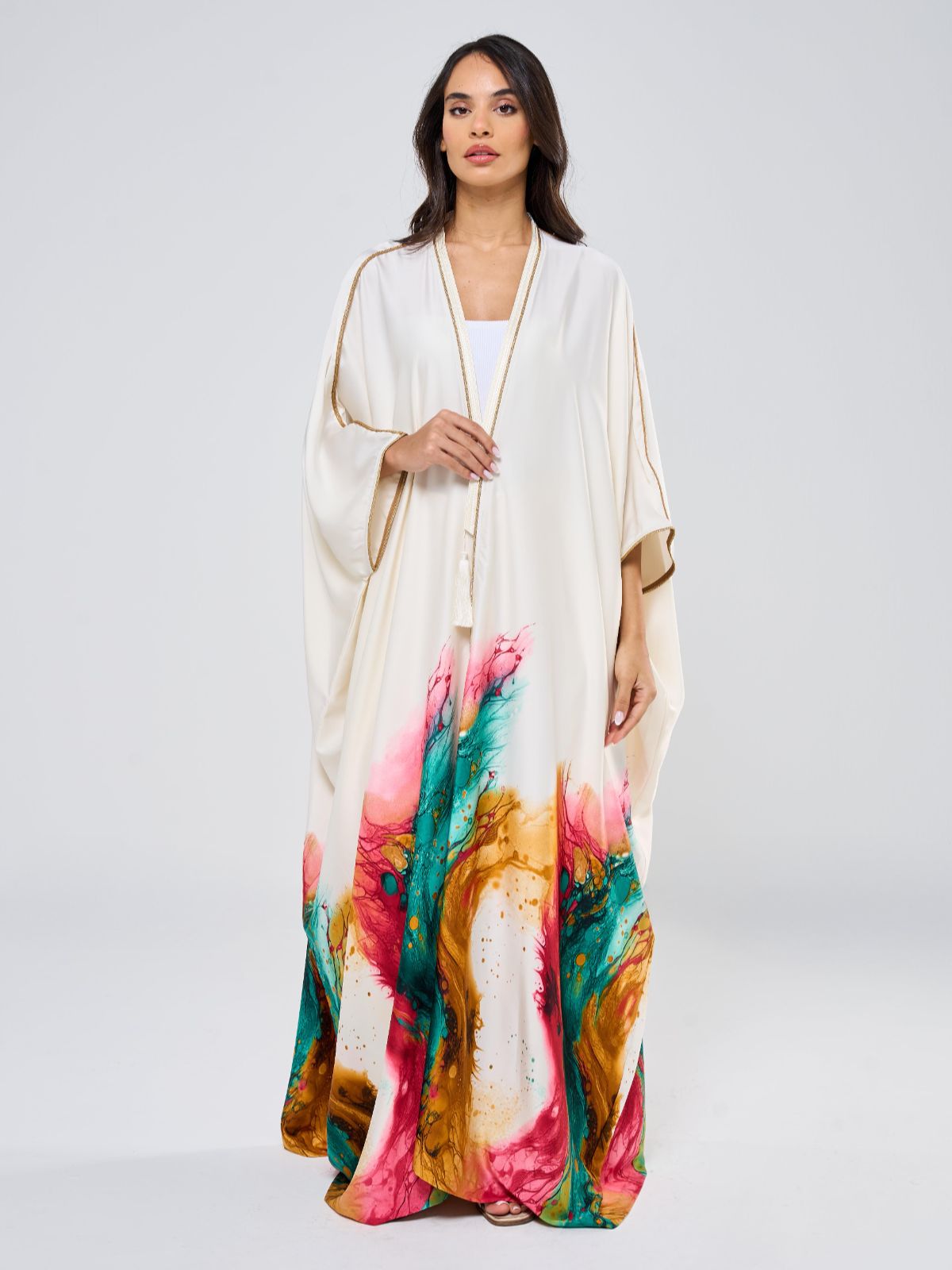 FLAIR SILK TUNIC - CREAM NEW