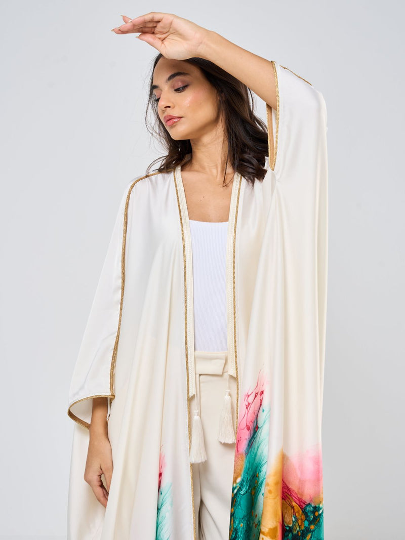 FLAIR SILK TUNIC - CREAM NEW