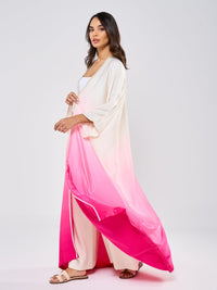 SILK TUNIC OMBREE - PINK