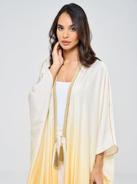 SILK TUNIC OMBREE - YELLOW