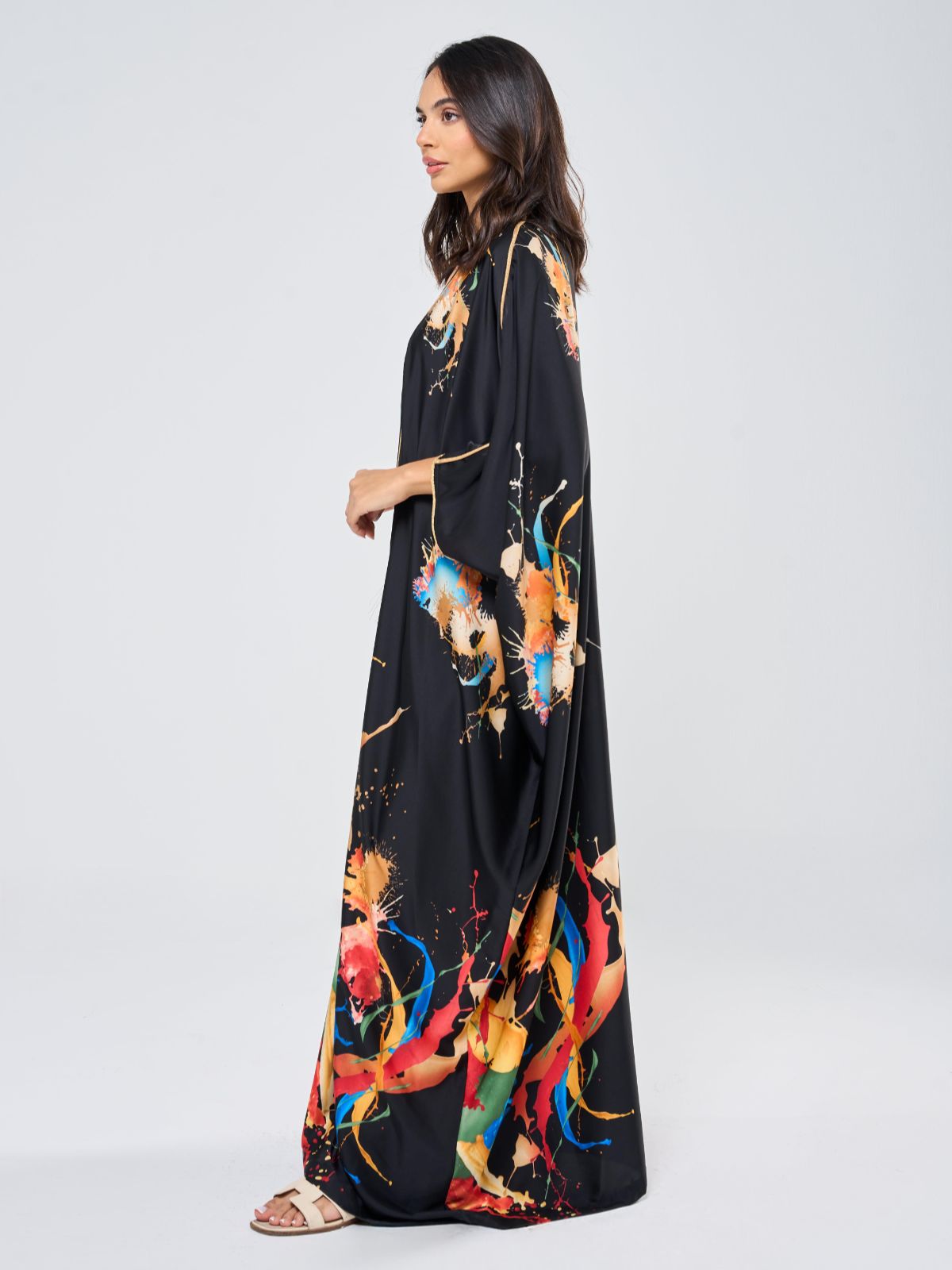 FLAIR SILK TUNIC - BLACK