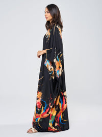 FLAIR SILK TUNIC - BLACK