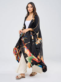 FLAIR SILK TUNIC - BLACK