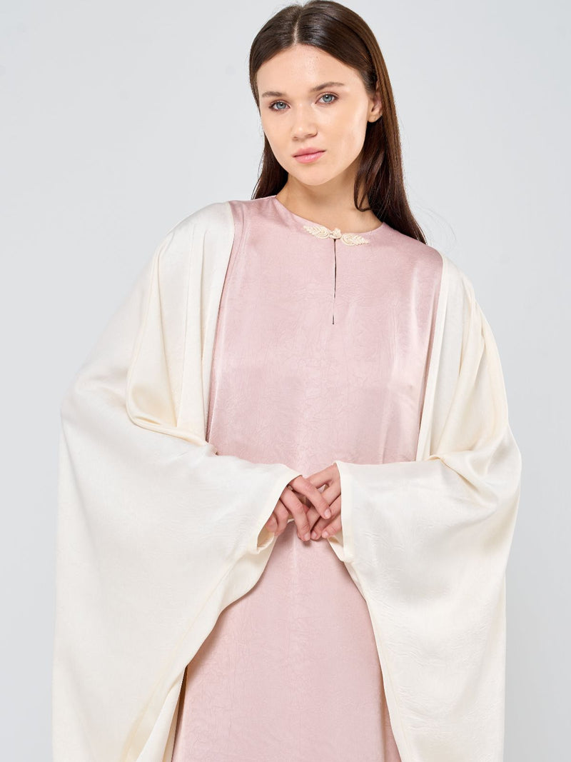 ARABELLA KAFTAN - PINK & CREAM