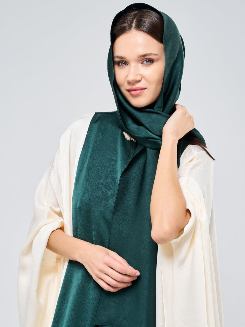 ARABELLA KAFTAN - GREEN & CREAM