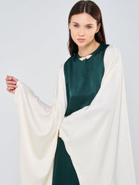 ARABELLA KAFTAN - GREEN & CREAM