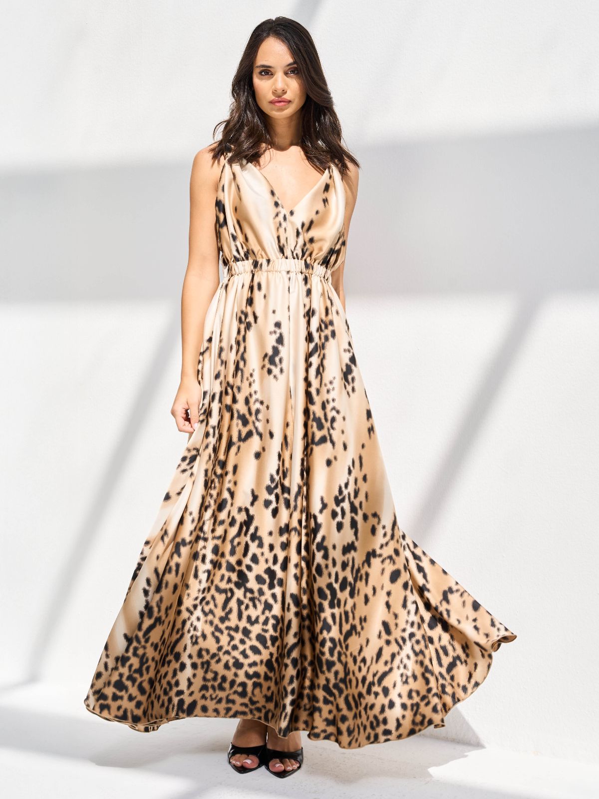 LARA DRESS - CARAMEL