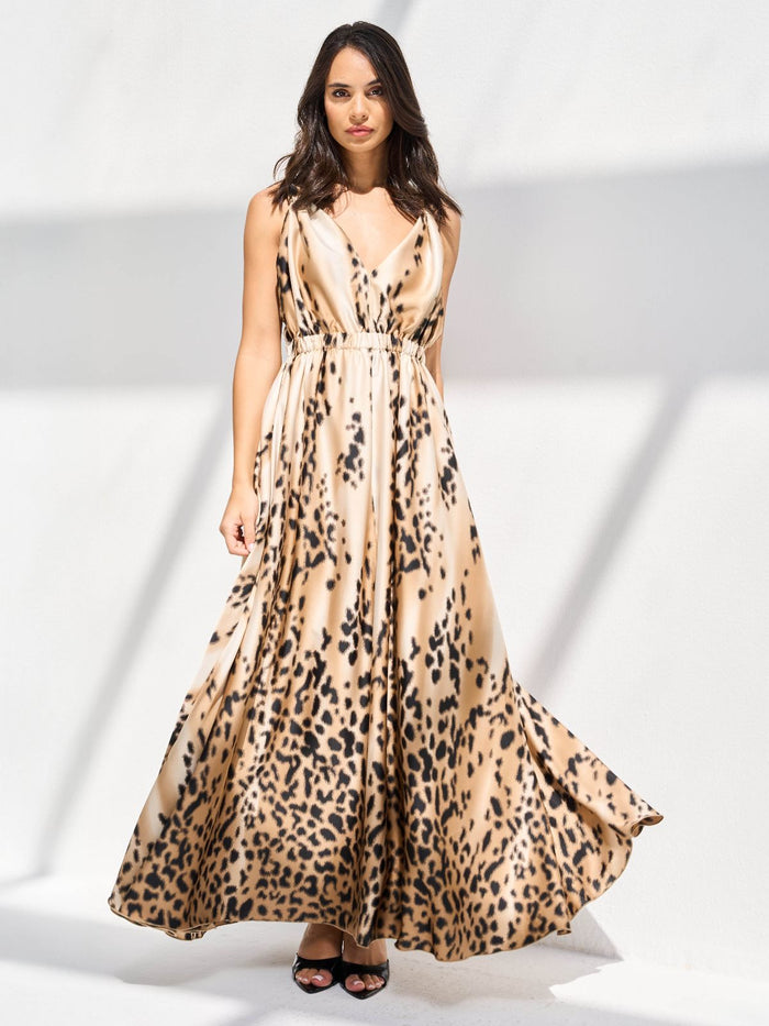 LARA DRESS - CARAMEL