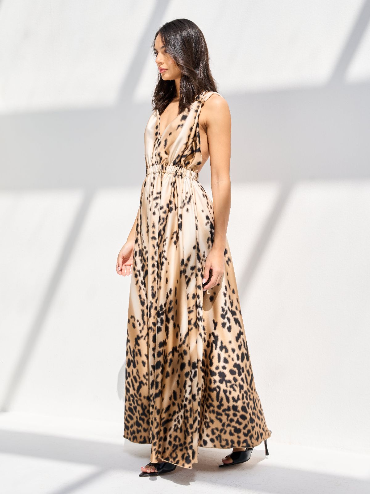 LARA DRESS - CARAMEL