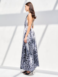 LARA DRESS - BLUE GREY