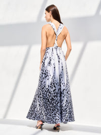 LARA DRESS - BLUE GREY