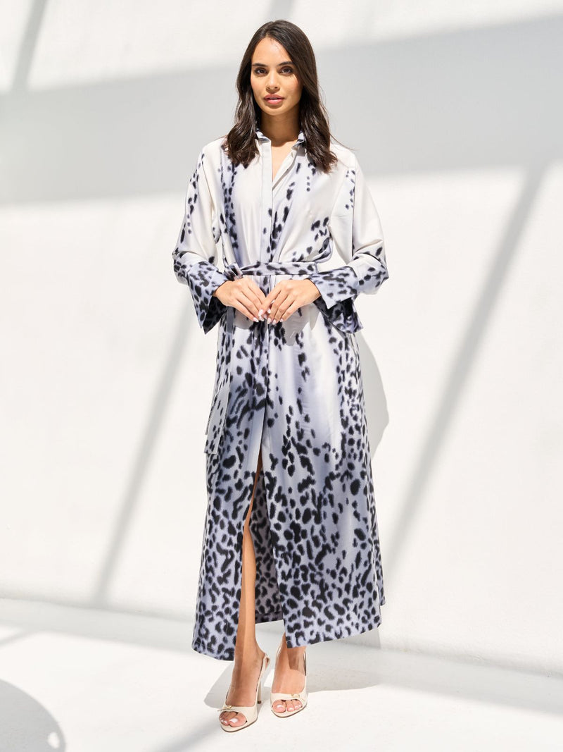 MYLA SHIRT DRESS - BLUE