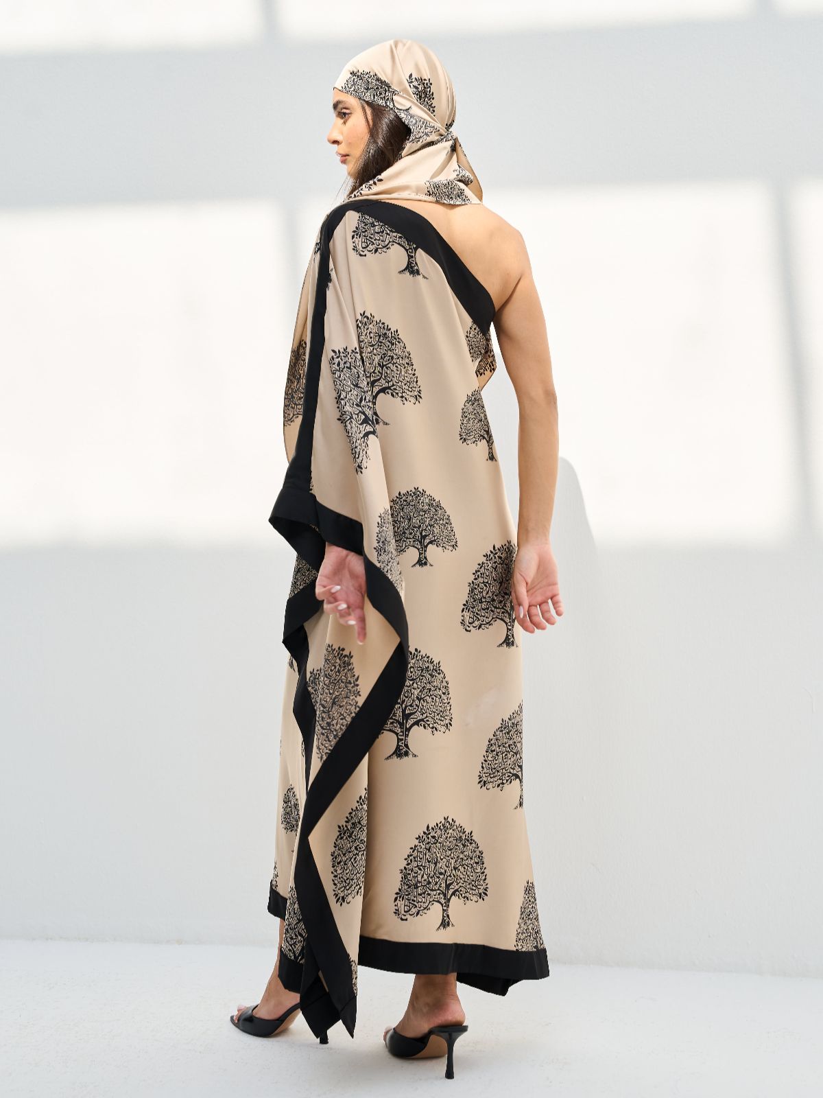 ELENA DRESS - CARAMEL - WTH HEADSCARF