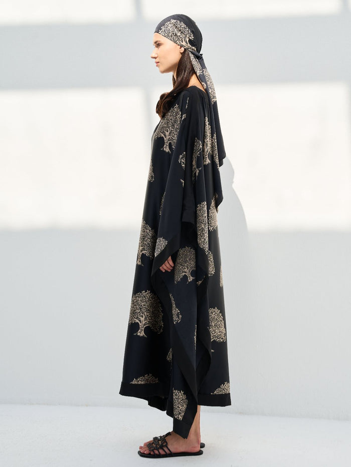 ELENA DRESS - BLACK - WTH HEADSCARF